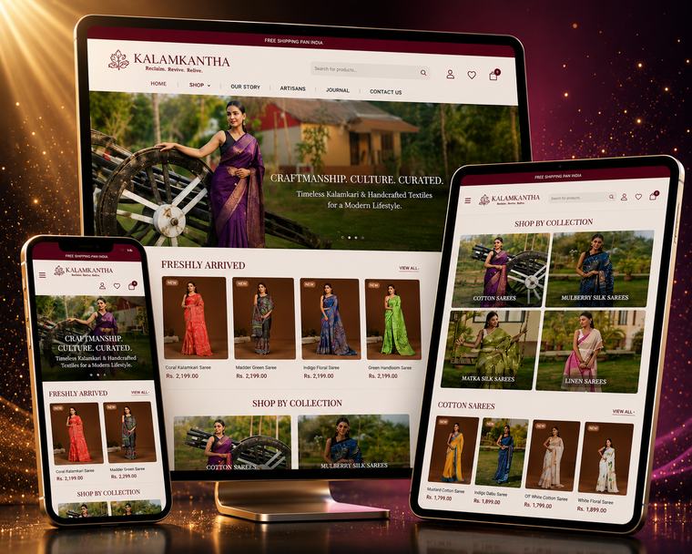 Latest Design in Shopify Website with SEO